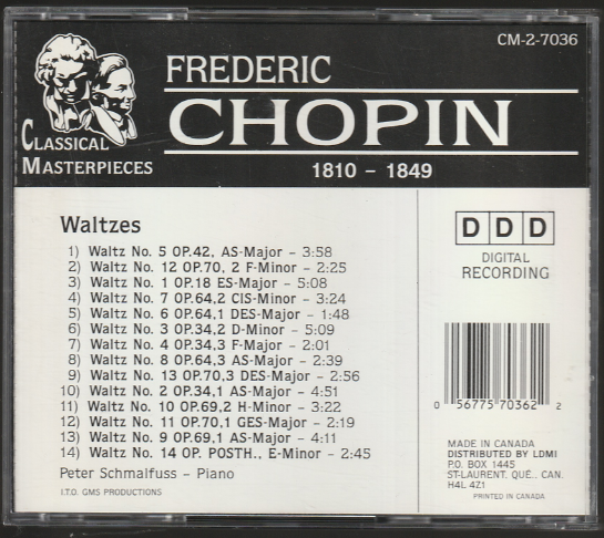 chopin waltzes Back