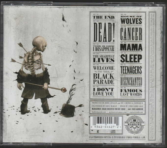 the black parade Back